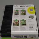 Burpee SuperSeed Seed Starting Tray | 16 XL Cell | Reusable & Dishwasher Safe | for Starting Vegetable Seeds, Flower Seeds & Herb Seeds | Indoor Grow Kit for Deep-Rooted Seedlings, Green