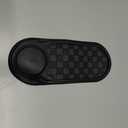 Multifunction Car Anti-Slip Mat,360 Rotatable Multifunctional Car Dashboard Mobile Phone Holder with Temporary Parking Number,Large Pad for Phones Sunglasses Keys Gadgets(Black-Gray) (Grey)