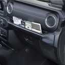 JWWY for Jeep JL JT GrabTray Passenger Storage Tray Organizer Grab Handle Box for 2018-2023+ Jeep Wrangler JL JLU 2/4 Door Gladiator JT Carbon Fiber