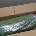 XLX TURF Artificial Grass Rug 5 FT x 7 FT, Indoor Outdoor Both Use & Thin But Comfortable, Realistic Fake Grass Floor Mat for Patio Balcony, X-Large Dog Grass Pads (5' x 7' (Rectangular), Green-0.6" Low Pile)