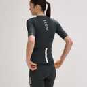 LE COL Women's Pro Aero Jersey | Aerodynamic Cycling Shirt | Wind Tunnel Tested, Lightweight (US, Regular, S-XL) (Gray, L)