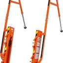 Bighorn Ladder Stabilizer for Roof Safety | Lightweight Aluminum | Easy Adjustable | Stabilizing & Secure | Gutter Clips/Hooks Included | Easy Access Handle Support | Fold for Transport & Storage