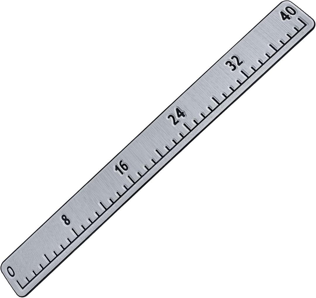 Foam Fish Ruler with Adhesive Backing, EVA Fish Ruler for Boat Accessories Marine Fishing Measuring Tool, Fish Measuring Tape for Kayak, Fishing Boat, Cooler Ruler (40" Fish Ruler)