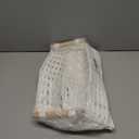 Small Storage Basket Wicker Baskets for Organizing with Handle Decorative Storage Bins for Countertop Toilet Paper Basket for Toilet Tank Top Small Baskets Set,White