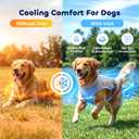 Mora Pets Dog Cooling Vest Lightweight UV Protective Light Gray Blue XL | UPF 50 Sun Protection Fabric with Evaporative Cooling, Breathable Mesh and Hidden Leash Access for Small Medium Large Dogs