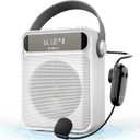 SHIDU 40W Portable Voice Amplifier with Wireless Microphone Headset, Bluetooth Voice Amplifier for Teachers, Instructors, Public Speaking | Classroom, Outdoor, Meetings S95