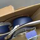 M MELENTA Pots and Pans Set, 7 Piece Nonstick Ceramic Cookware Set, Kitchen Induction Cookware Sets, Pots and Pans Non Stick with Oven Safe Handle, 100% PFOA Free, Blue