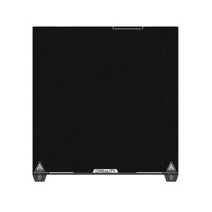 K2 Plus Epoxy Resin Build Plate, 370x370mm Flexible Spring Steel Plate Printing Bed Platform for Creality K2 Plus, Epoxy Resin Particle Coating, Heat-Resistant & Wear-Resistant
