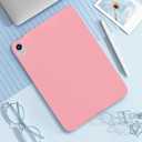 for Apple iPad Air 13 Inch Case M4/M3/M2 (2026/2025/2024), Ultra Slim Lightweight Soft TPU Back Shockproof Tablet Cover Anti-Scratch Impact Resistant Silicone Bumper Protective Shell, Pink