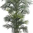 HAIHONG 6FT Artificial Palm Tree,Faux Areca Palm Plant with Real Touch Leaves and Adjustable Branches,Fake Tropical Palm Tree for Home Office Indoor Outdoor Modern Decoration