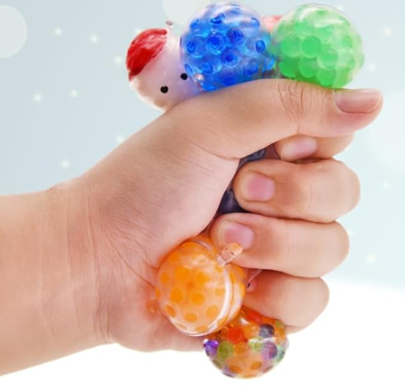 QINGQIU 4 Pack Christmas Big Squeeze Balls