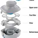 Lightweight Cordless Robotic Pool Cleaner for Above Ground Pools
Lightweight pool vacuum with dual filters and fast charging for above-ground and inground pools up to 550 sq. ft
