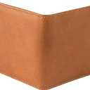 Men's Credit Card Holder, Brown Leather Wallet, Slim Bi-fold Wallet, Compact Wallet, RFID blocking