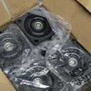 Plate Caster Leveling Casters Wheel with Ratchet Handle Height Adjustable Plate Casters Set of 4 Total Load Capacity 3300 Lbs Heavy Duty Industrial Retractable Casters -T80