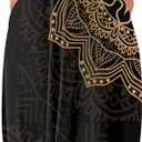 Womens Maxi Dress 2026 Casual Strap Plus Size Loose Plain Long Office Summer Beach Travel Dresses, L