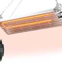 Energy Saving 600W Coop Heater with 2Mode Switch, Adjustable Winter Warmth for 15 Sq Ft Chicken Coops, Safe & Thermostat Controlled Alternative