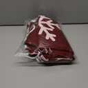 100 Inch Large Christmas Tree Skirt, Burlap Tree Skirt White Snowflake Xmas Mat for Christmas Home Farmhouse Holiday Indoor Outdoor Decoration (Red)