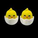 Cute Baby Chick Clicker – Adorable Hatching Chick Fidget, 1.75 X1.75 X2