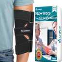 Reamphy Elbow Brace,Comfortable Night Elbow Sleep Support,Elbow Splint, Adjustable Stabilizer Splints, Cubital Tunnel Syndrome,Tendonitis,Ulnar Nerve,Tennis,Fits for Men and Women(Fits Most), one size