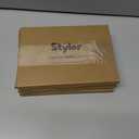 3 x Stylor Baby's First Christmas Ornament 2025 - DIY Crystal Glass Handprint Keepsake, for Newborn Boy or Girl, My 1st Xmas Tree Hanging Decoration (Handprint Tree)