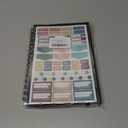 2025 Planner Weekly & Monthly, 18 Months Daily Planner 2025-2026, Jul.2025-Dec.2026, Calendar Agenda Planner with Tabs Sticker, A5 Size, 100GSM Paper, Black