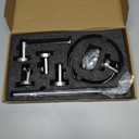 BGL Bathroom Accessory Set Brushed Nickel 4-Pieces Bathroom Towel Rack 24 Inches Adjustable Bathroom Hardware Set