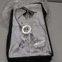 Black Lamp Shades Set of 2, Large Rectangle Lampshades Replacement, 16"L x 8"W x 10"H, Fabric Lamp Shade for Table Lamps Floor Lamps, Spider, Harp Holders Included, Easy Assembly Required