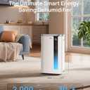 DREO Max 73 Pint Smart Dehumidifier(Energy Star 2026), 7L Large Water Tank, Quiet 42dB for Basement, Home & Large Room up to 2000 Sq Ft, Drain Hose Included, Auto Humidity Control, 3 Fan Speeds, Timer