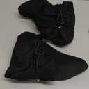 YING LAN Women's Wide Calf Over The Knee Pull On Chunky Block Heel Tall Boots 8.5