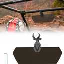 Universal UTV Sun Visor, Anti-Glare Tinted Polycarbonate Sunshield for 1.5" - 2" Roll Cage, Compatible with Polaris RZR Ranger, Can-Am Maverick X3, Honda Pioneer, Kawasaki Mule, Yamaha Rhino