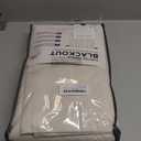 100% Blackout Shield Linen Blackout Curtains for Bedroom 84 Inches Long, Back Tab/Rod Pocket Living Room Drapes, Thermal Insulated Blackout Curtains 2 Panels Set, 50" W x 84" L, Faux Linen