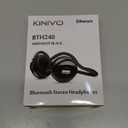 Kinivo BTH240 Bluetooth Headphones (Black, On-Ear, Wireless Music, Hands-Free Calling, Built-in Mic, Foldable, Travel Bag)