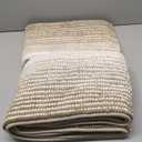 Bathroom Rugs and Mats Sets, 2 Piece Thick Absorbent Chenille Bath Mat Rug Set Non Slip, Soft Shaggy Bath Room Floor Mats for Bathroom, Machine Washable (Light Taupe, 20" x 60" Plus 20" x 32")