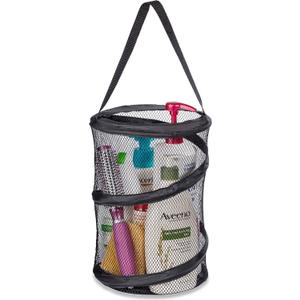 3 x Handy Laundry Foldable Shower Caddy - Collapsible, Portable, Drainage Hole, Carry Handle, Large Compartments, Great Organizer for Camp, Travel, Gym, and Dorm (Black) 3 x Handy Laundry Foldable Shower Caddy - Collapsible, Portable, Drainage Hole, Carry Handle, Large Compartments, Great Organizer for Camp, Travel, Gym, and Dorm (Black)