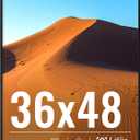 LaVie Home 36x48 Picture Frame for Wall Display, 36x48 Black Picture Frame with HD Plexiglass, 36 x 48 Photo Frame 1 Pack, Display Frame for Vertical or Horizontal, Classic Collection