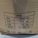 Vipfree King Dual Layer 4 Inch Memory Foam Mattress Topper, Relax Body, Relieve Pain and Aid Sleep - 2 Inch Fluffy Pillow Top King Mattress Topper and 2 Inch Cooling Gel Memory Foam, 2X Support