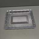 6 Pack Clear Plastic Serving Trays for Party, 9 x 13 Inch - Heavy Duty Plastic Trays for Food - Rectangular Party Serving Trays and Platters - Clear Disposable Trays