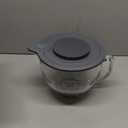 Glass Mixing Bowl Accessory 5 Quart - Compatible with KitchenAid 4.5 and 5 Quart Tilt-Head Stand Mixers (With Lid & Lock Ring)