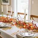 Fall Decor, Fall Garland, 6FT Autumn Eucalyptus Leaves Pumpkin Harvest Festival Thanksgiving Christmas Hanging Garlands for Home Wedding Mantle Indoor Window Wall Arch Background Decoration