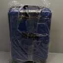 FUL Modelo 22.5 Inch Carry-On Luggage, Hardshell Rolling Suitcase with Spinner Wheels, Blue