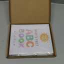 Baby's First ABC Book Baby Shower Activity Keepsake Game, Boho Sun ABC Coloring Baby Shower Guest Book, Sunshine Baby's First Alphabet Coloring Book, A to Z Coloring Pages