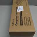 Adjustable Computer Tower Stand with Cooling Fan, Mobile CPU Holder with 4 Rolling Casters, Under Desk CPU Bracket PC Floor Cart PC Riser for Office, Home and Classroom. (Fan version) (Black)