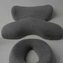MABOZOO Face Down Massage Pillow, Face Down Pillow for Sleeping with Non-Slip Bottom, Home Head Cushion and Chest Cushion for SPA, Sleep (Gray)