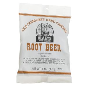 Claeys Old Fashioned Root Beer Hard Candy 6 oz. Best by: 18 MAR 28