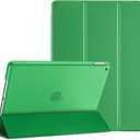 ProCase for iPad 9th/ 8th/ 7th Generation Case 10.2 Inch (2021/2020/2019 Release), 10.2 iPad Case 9th/ 8th/ 7th Gen Cover, Slim Smart Cover with Translucent Hard Shell Back -Green