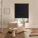 Blackout Cordless Roman Shades for Indoor Windows, 430GSM Chenille Fabric