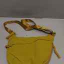 Crossbody Bags for Women, Nylon Crossbody Bags Crescent, Casual Sling Dumpling Purse Shoulder Tote Handbag, Small Backpack (Yellow)