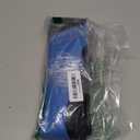 MTRPS Car Steering Wheel Cover, 15 Inch Leather Stitching Elastic Anti-Slip Steering Wheel Protector, Breathable Comfortable Steering Wheel Cover Universal for Most Vehicles (Black&Blue)