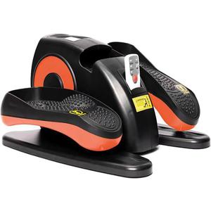Circulation Leg Exerciser, Under Desk Elliptical Machine with Remote Control, 5 Gear Adjustment Modes and 5 Programs Available, 25kg Load Capacity and Easy to Use, for Home, Rehab Center