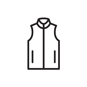 JUJIAYOUPIN Women's Lightweight Vest Sleeveless Zip Size XXL